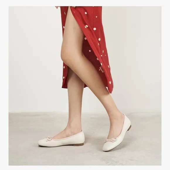 *New* C.Paravano Ballet Flats, Comfortable Slip On Round Toe Flat Shoes, Casual