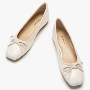 *New* C.Paravano Ballet Flats, Comfortable Slip On Round Toe Flat Shoes, Casual