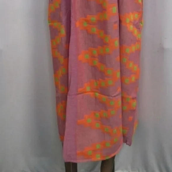 NEW DEVOTION TWINS Women's Dress Purpuritis Sleeveless A-Line V-Neck Size M Pink