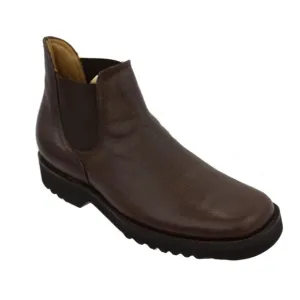 NEW Duque di Galliano Handcrafted Chelsea Ankle Boots Pull On Premium Leather
