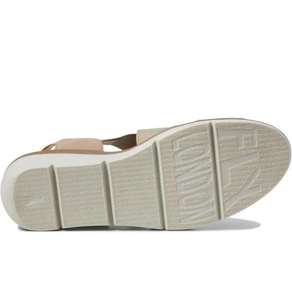NEW FLY LONDON women's noli056fly wedge heel sandal in taupe