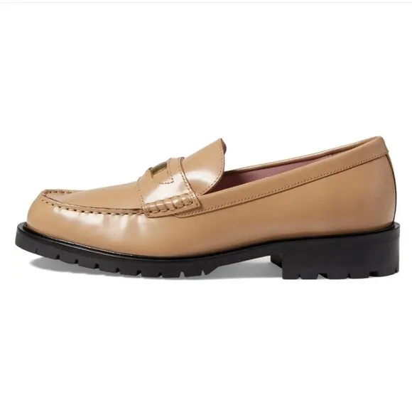 new Free People Liv LEATHER loafers  in Camel 3T79