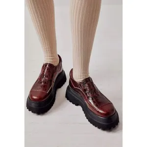 New Free  People x Mutma Kylie Croc Loafers Size 40