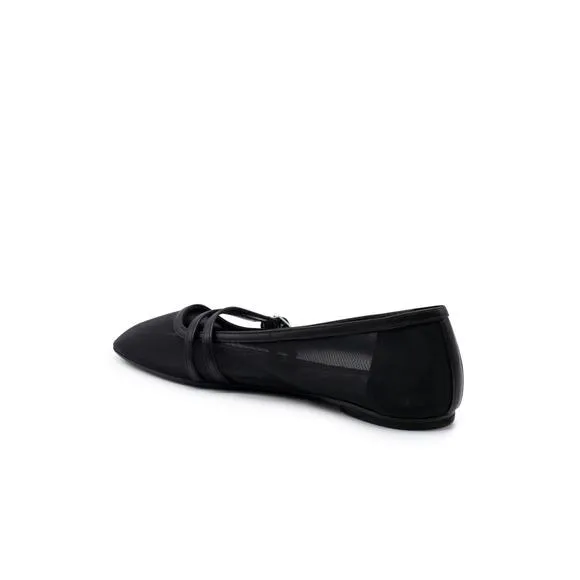 NEW GIA BORGHINI women's felice flats in black
