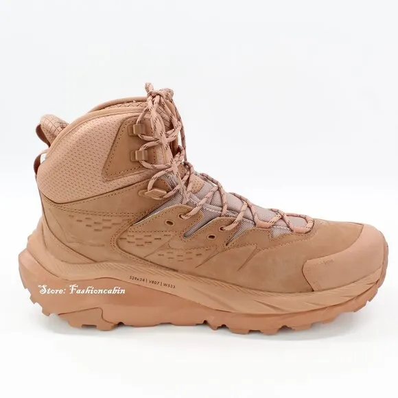 New Hoka Kaha 2 GTX Waterproof Hiking Boots, Men’s 12 | Cork Cappuccino