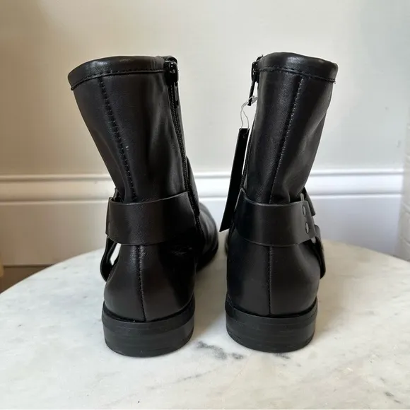 New! House of Harlow 1960 Portia Black Leather boots women’s size 6.5