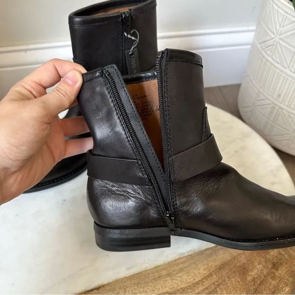 New! House of Harlow 1960 Portia Black Leather boots women’s size 6.5