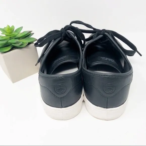 NEW In Box- Rag &amp; Bone Standard Issue Black Leather Sneakers Size:9(39) RET:$225