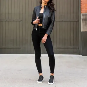 NEW In Box- Rag &amp; Bone Standard Issue Black Leather Sneakers Size:9(39) RET:$225