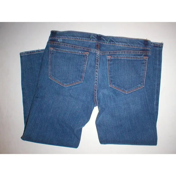 New J Brand Jeans Crop Capri Distressed 28 30 X 24 Womens AGD Aged Designer