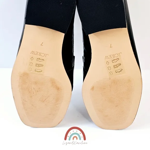 New! J. Crew Maison Ruched Loafers in Leather 7