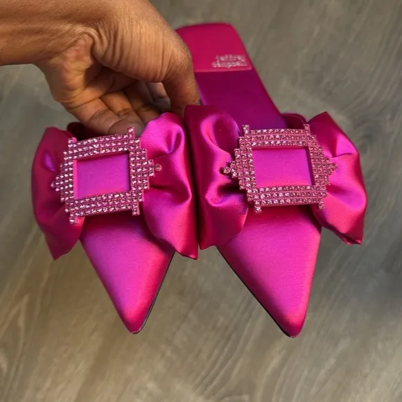 NEW Jeffrey Campbell Sit Pretty Flats Pink 6