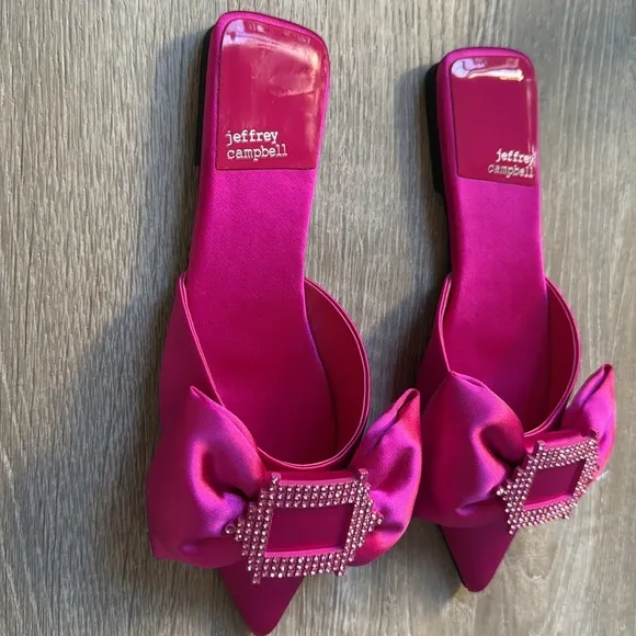 NEW Jeffrey Campbell Sit Pretty Flats Pink 6