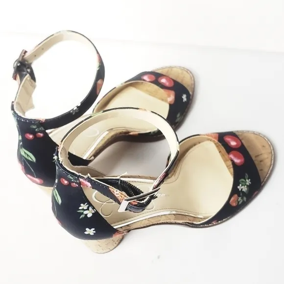 𝅺NEW! JESSICA SIMPSON Navy Maivel Open Toe Sandals 7.