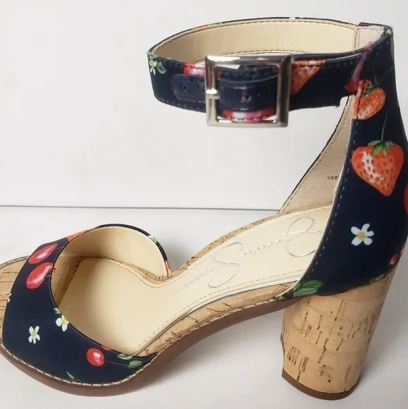 𝅺NEW! JESSICA SIMPSON Navy Maivel Open Toe Sandals 7.