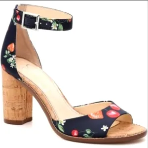 𝅺NEW! JESSICA SIMPSON Navy Maivel Open Toe Sandals 7.
