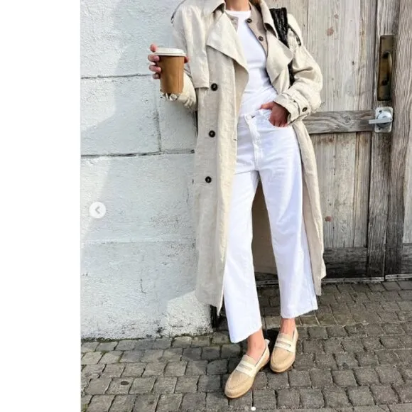 new Kelsi Dagger Brooklyn Lens Leather and Jute  Loafers 254