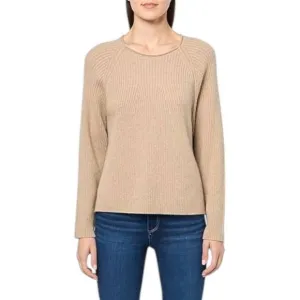 NEW KOBI HALPERIN jimi pullover sweater in flax