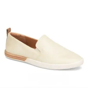 NEW Kork-Ease Peyton Napa Suede Leather Flats Slip on shoe Size 11 Cream