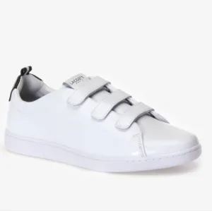 NEW! LACOSTE Men's Carnaby Evo 119 Low Profile Velcro Strap Ortholite Sneakers 7
