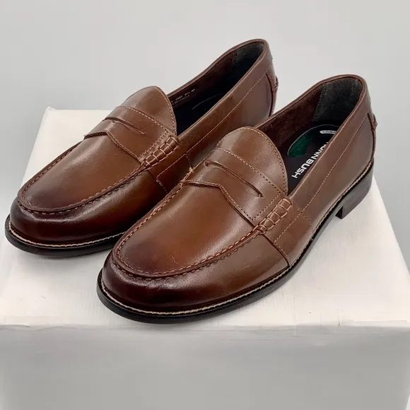 🌹New Listing🌹NWT Nunn Bush Men’s Noah Moc Toe Slip On Loafers Shoes