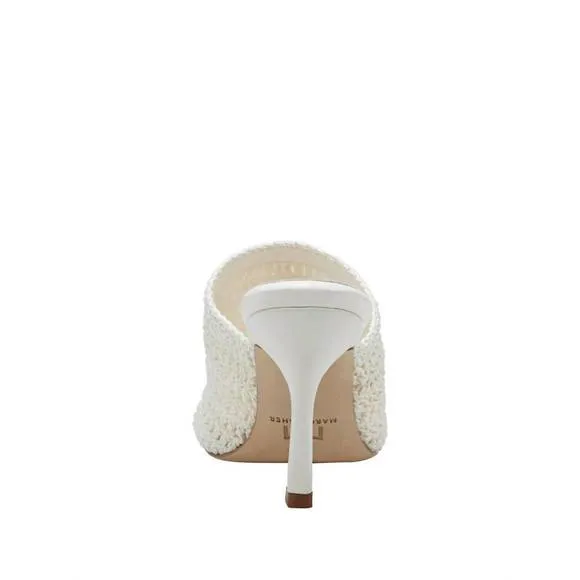 NEW MARC FISHER dako sandals in ivory