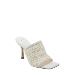 NEW MARC FISHER dako sandals in ivory