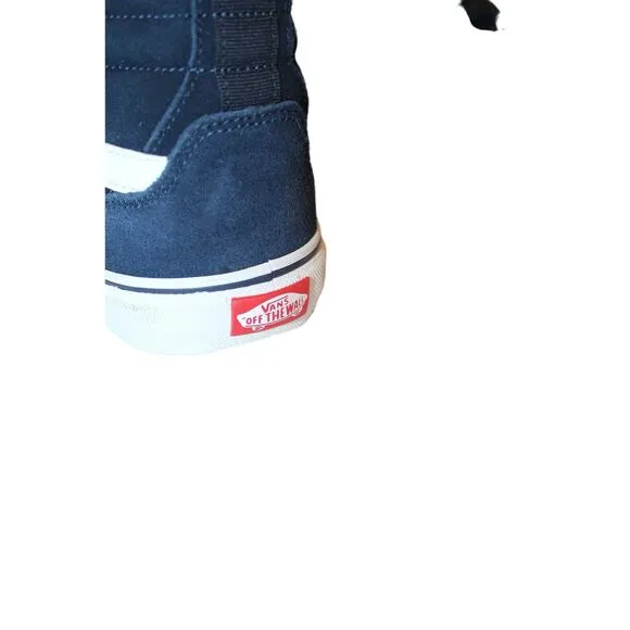 NEW MEN'S SZ 11 13 VANS FILMORE HI VANSGUARD SUEDE SNEAKERS BLUE‎ WHITE