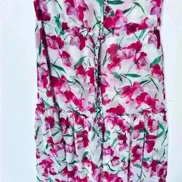 NEW! MISA Los Angeles Nika Fuschia Mix Dress.