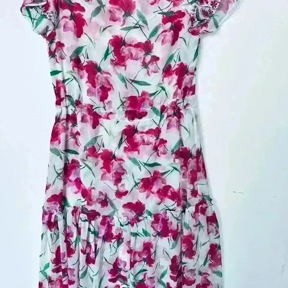 NEW! MISA Los Angeles Nika Fuschia Mix Dress.