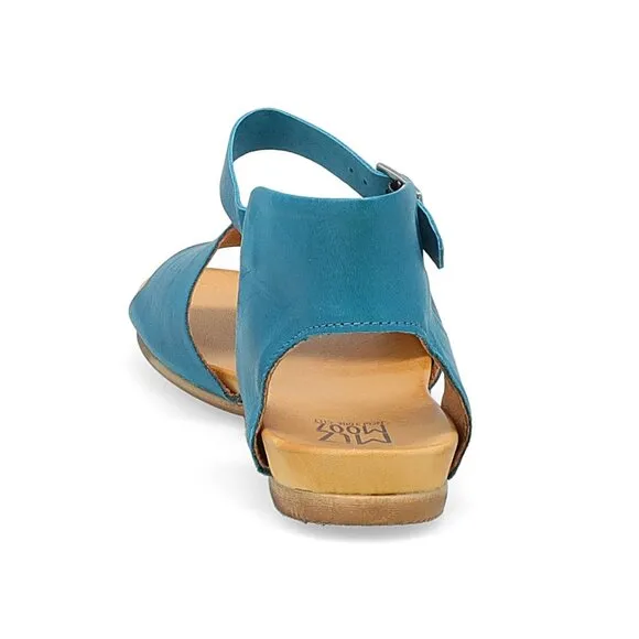 NEW MIZ MOOZ Leather Antony Sandals blue for women 367tn