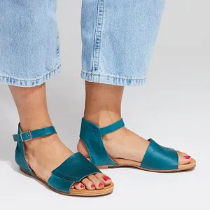 NEW MIZ MOOZ Leather Antony Sandals blue for women 367tn