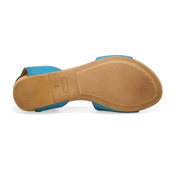 NEW MIZ MOOZ Leather Antony Sandals blue for women 367tn
