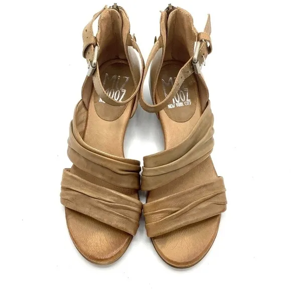 NEW Miz Mooz Leather Heeled Sandals - Cassie