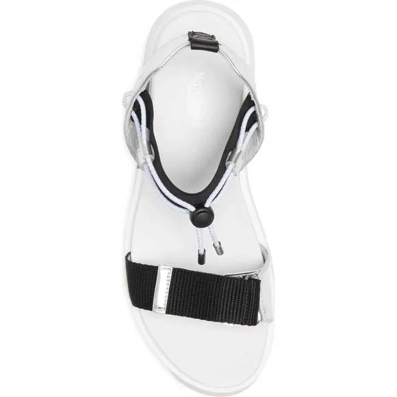 NEW NEROGIARDINI women's t.mikebis sandal in black/silver