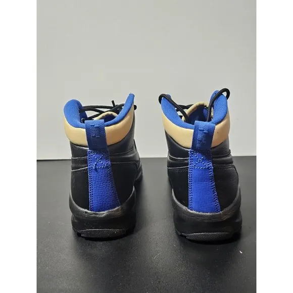 New Nike Manoa '17 Boots Black Game Royal BQ5372 003 Snow Shoe GS Boys Size 5.5Y
