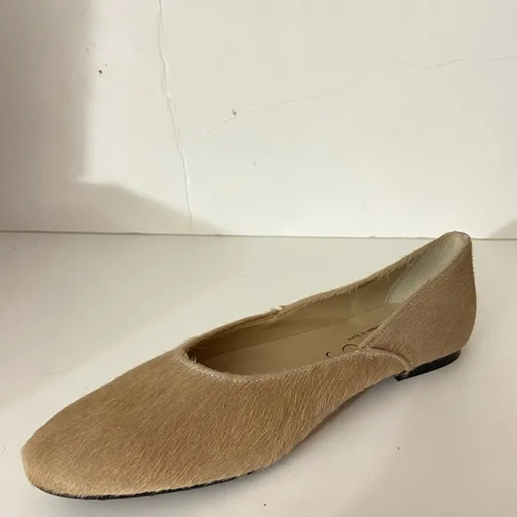 NEW Papanatas by Eli Porto camel calf hair ballet flats 3 US