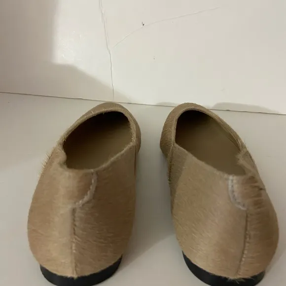 NEW Papanatas by Eli Porto camel calf hair ballet flats 3 US
