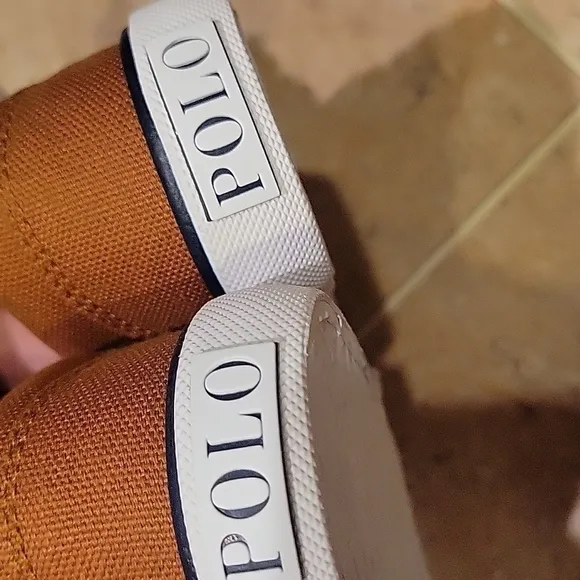 𝅺NEW! POLO BY RALPH LAUREN Harbour II Slip On Sneakers Boy's 9.
