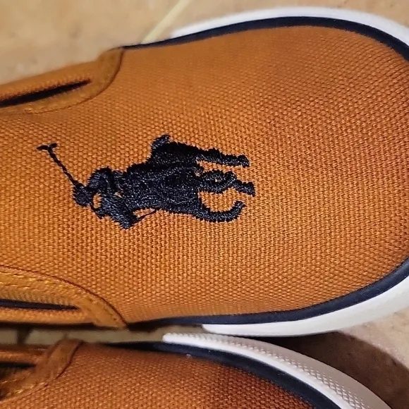 𝅺NEW! POLO BY RALPH LAUREN Harbour II Slip On Sneakers Boy's 9.