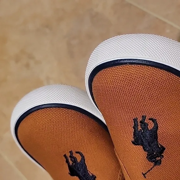 𝅺NEW! POLO BY RALPH LAUREN Harbour II Slip On Sneakers Boy's 9.