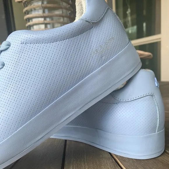 NEW Rag&amp;Bone leather sneakers sky blue size 8