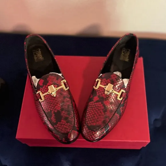 NEW!! Roberto Cavalli Snakeskin Loafers Sz 40