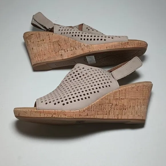 New Rockport Women's Briah Perf Sling Wedge Sandals Size 10
