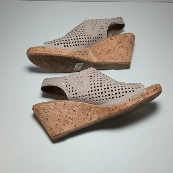 New Rockport Women's Briah Perf Sling Wedge Sandals Size 10