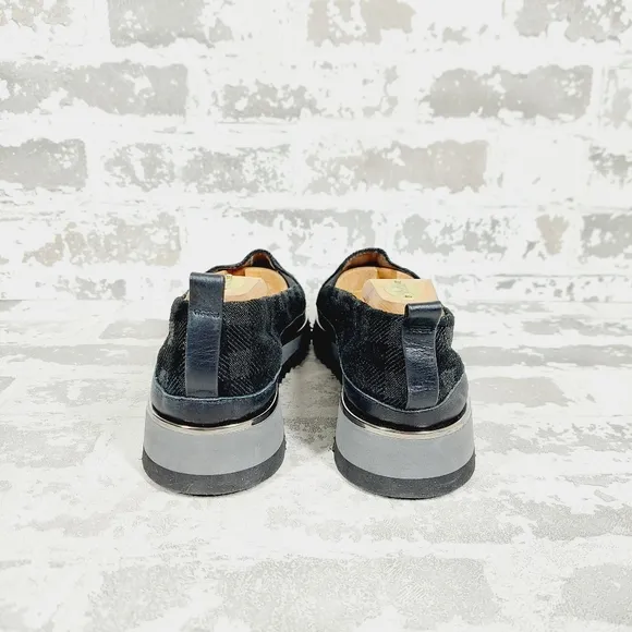 NEW Ron White Naverina Tartan Sporty Slip-on Loafer Sneakers F615