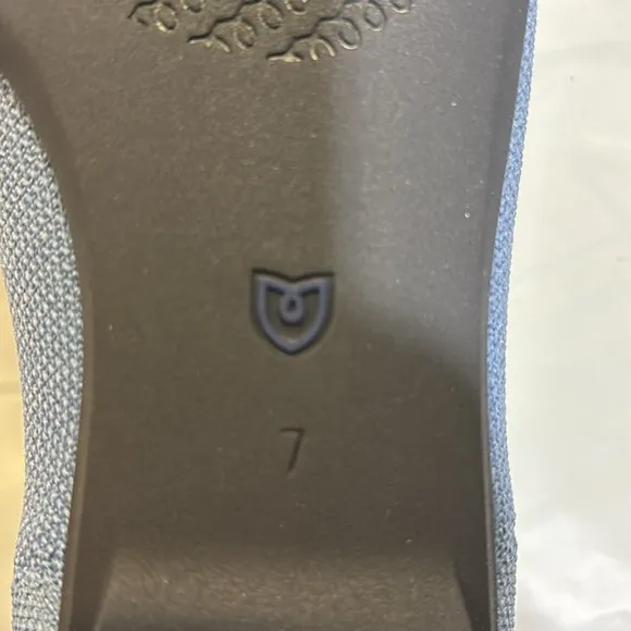 NEW ROTHY'S The Knot Point II Flats Size 7 Comfort Slip-On Breathable Blue