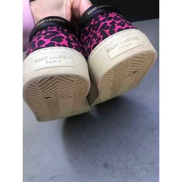 NEW SAINT LAURENT  Women's Venice Low Top pink Sneakers size 41