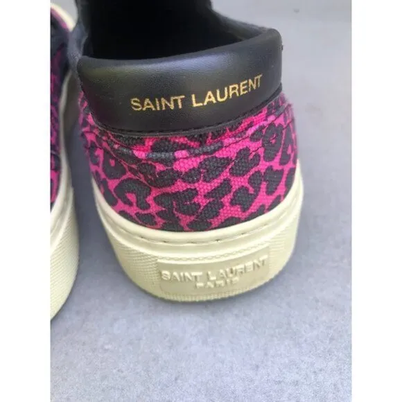 NEW SAINT LAURENT  Women's Venice Low Top pink Sneakers size 41
