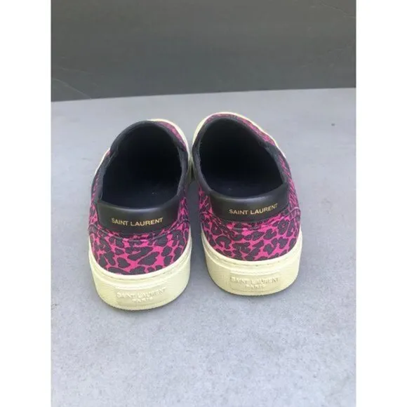 NEW SAINT LAURENT  Women's Venice Low Top pink Sneakers size 41